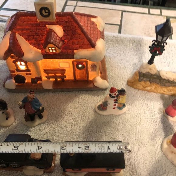 Xmas. 20 piece train village - Picture 12 of 15